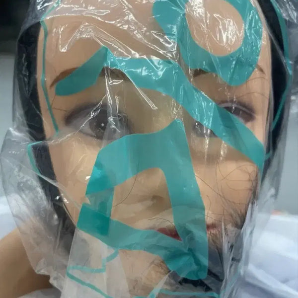 [BUNJANG] Unsealed 100% Human Hair Wig for National Cosmetology Exam / 미용국가고시 통가발 미개봉 새상품