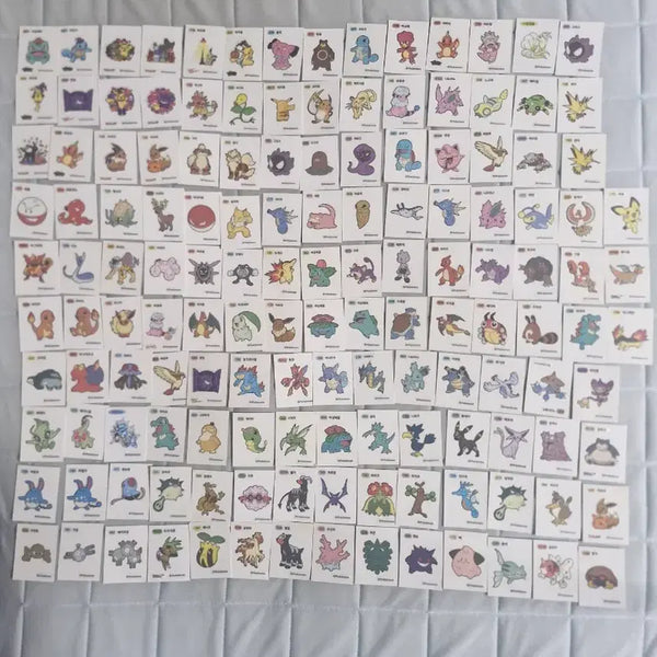 [BUNJANG] 143 Piece 'Bread-Lovers' Sticker Bundle / 띠부실 143장 일괄 판매 급처 14-> 10-> 9