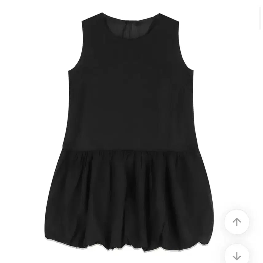 [BUNJANG] Balloon Mini Sleeveless Dress / 벌룬 미니 나시 원피스