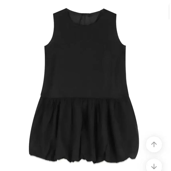 [BUNJANG] Balloon Mini Sleeveless Dress / 벌룬 미니 나시 원피스