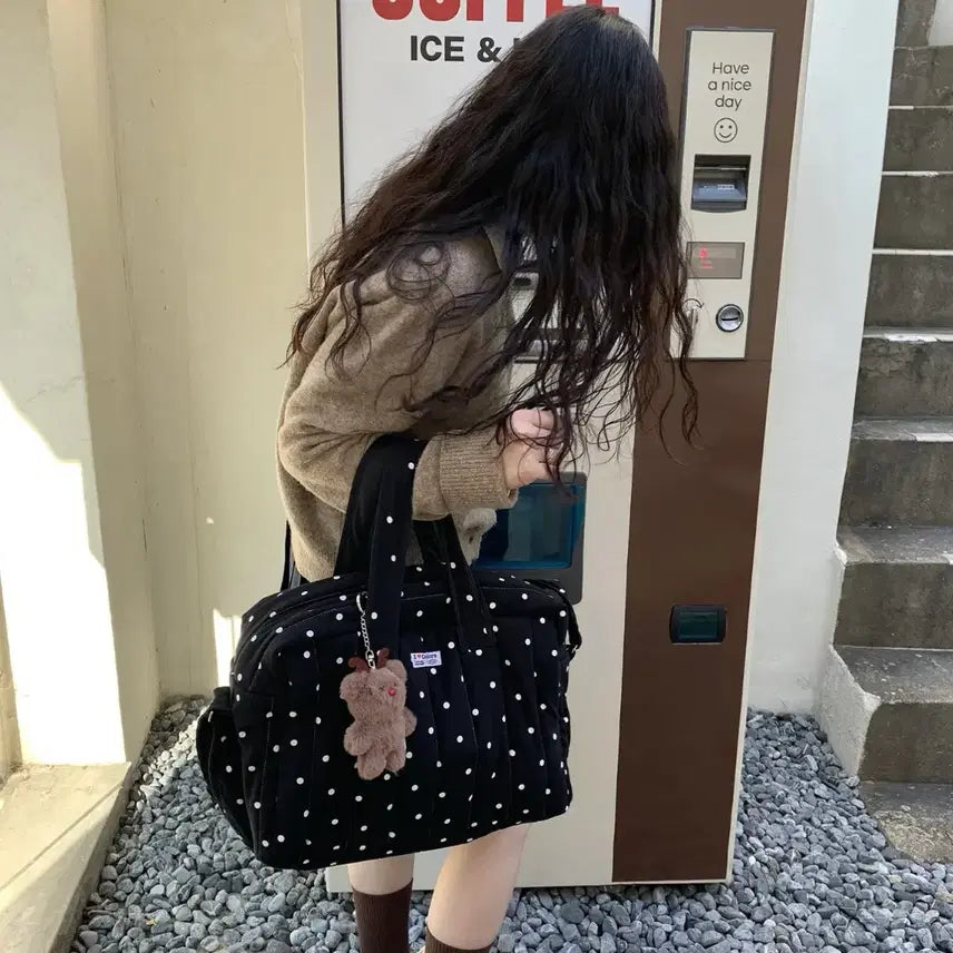[BUNJANG] Ollive Padded Crossbody Bag Dot Version / 올리베 패디드 크로스백 도트버전