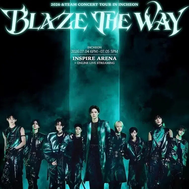 [BUNJANG] &TEAM Blaze the Way Concert Album / 2026.7.4.    &TEAM 콘서트 앨범 BLAZE THE WAY