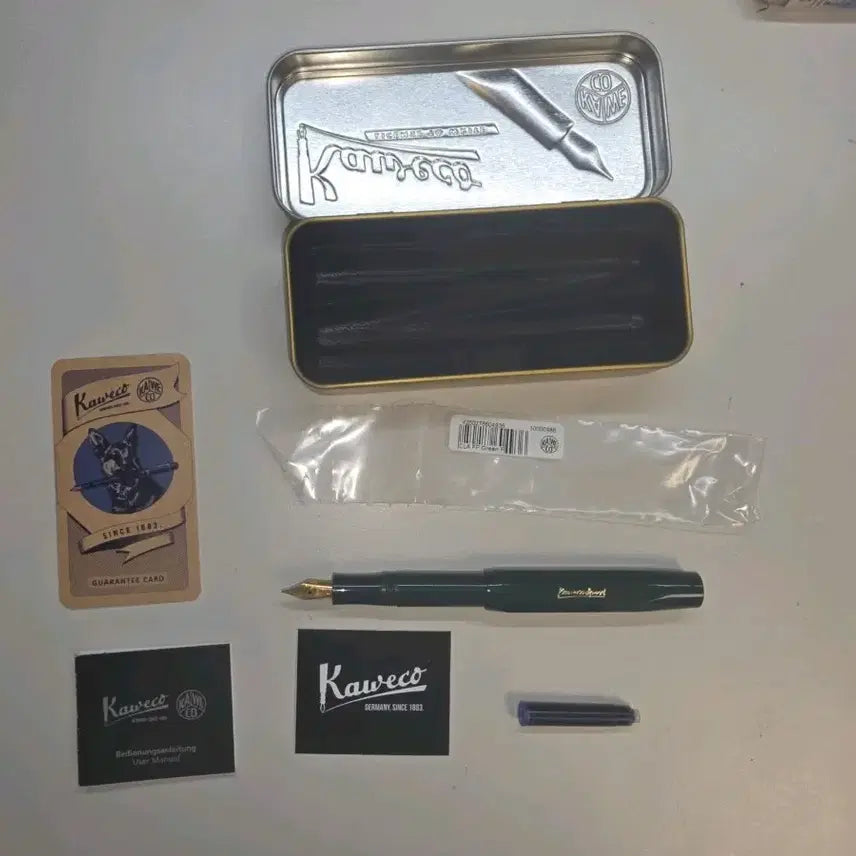 [BUNJANG] Kaweco Sport Fountain Pen Green Full Box / 카웨코 만년필 스포츠 그린 풀박스