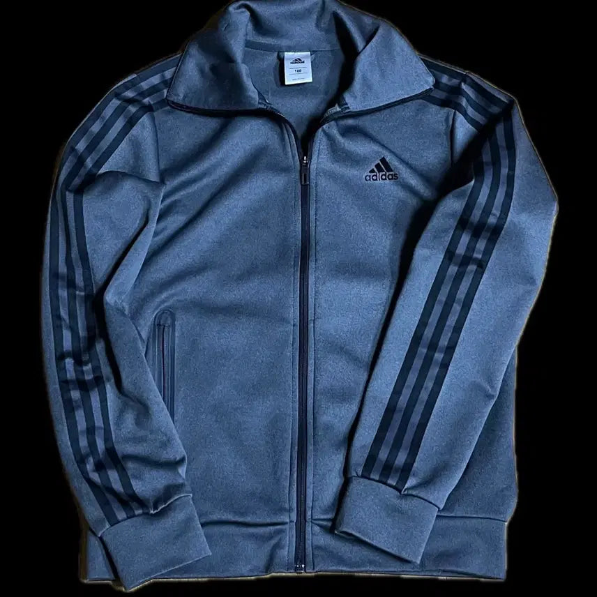 [BUNJANG] Adidas Gray Three-Stripes Track Top / 아디다스 그레이 삼선 트랙탑 (A급)