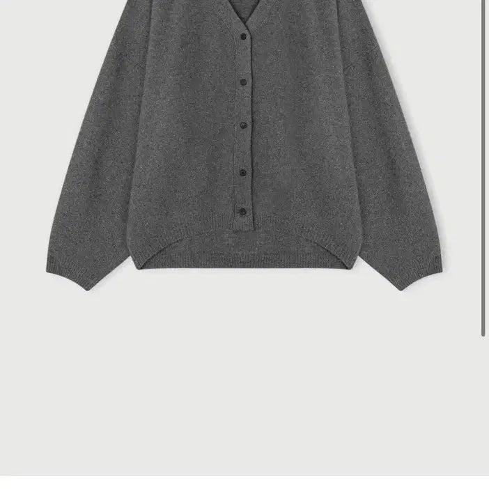 [BUNJANG] Ethos Soft Button Cardigan - Gray / 에토스 소프트 버튼 가디건 그레이