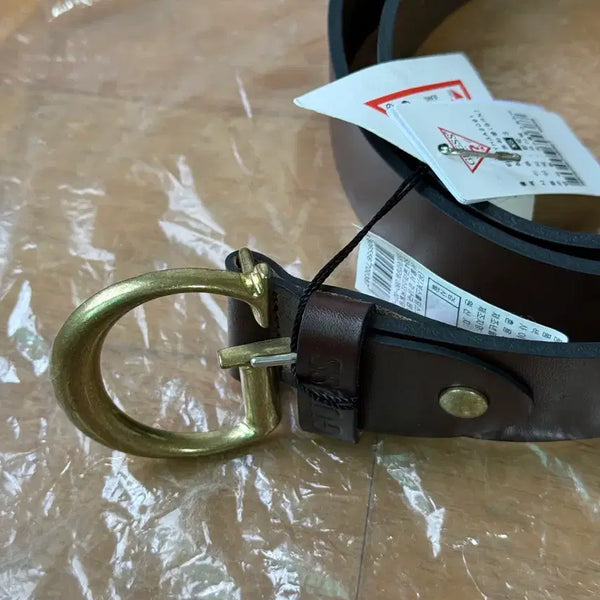 [BUNJANG] Guess Leather Belt Brown XS / Guess 게스 가죽 벨트 브라운 xs
