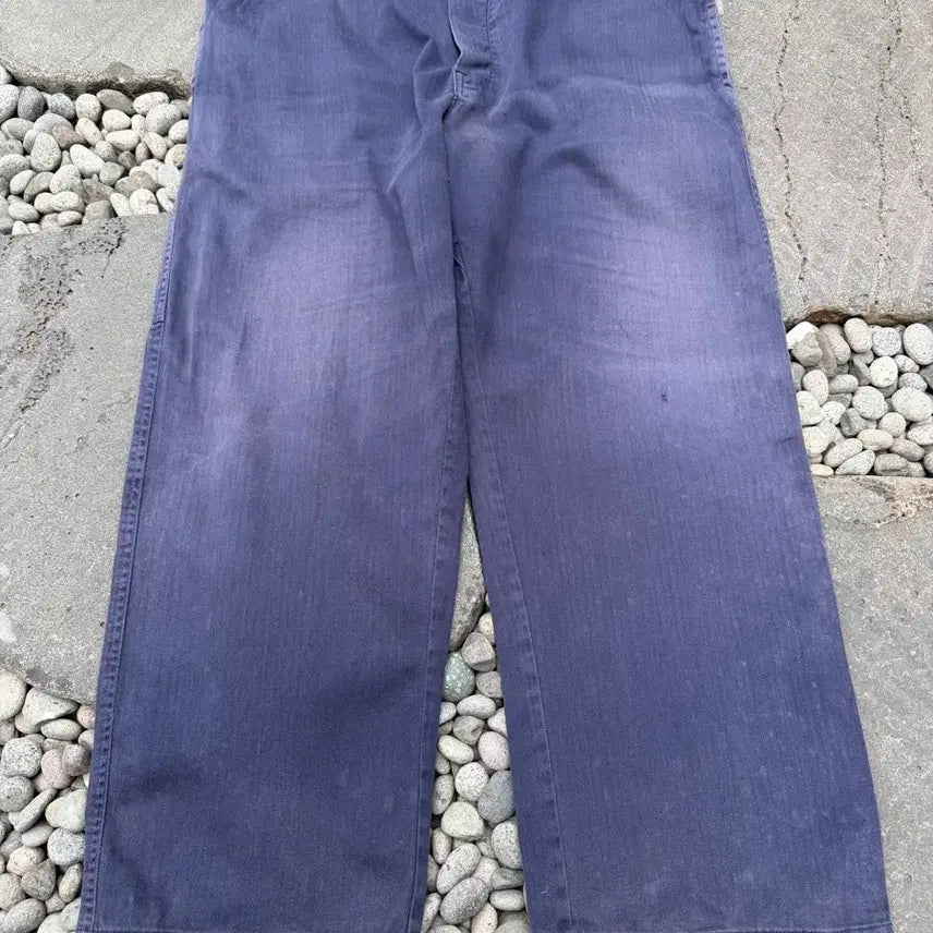 [BUNJANG] Vintage 1980s French Work Pants Herringbone Twill / HARD FADED 1980s HBT 빈티지 헤링본 프렌치워크팬츠