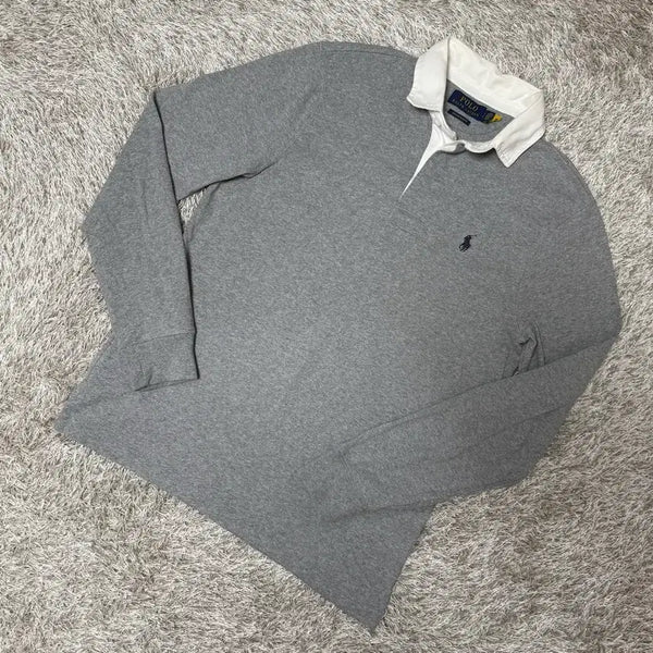 [BUNJANG] Polo Ralph Lauren Long Sleeve Rugby Shirt / qr정품 폴로 긴팔 카라티