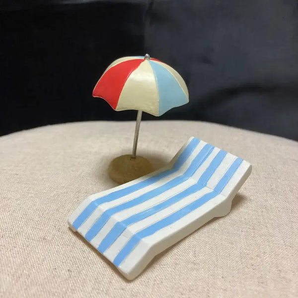 [BUNJANG] Decole Parasol and Beach Bed Set / 데꼴 파라솔 + 비치 베드