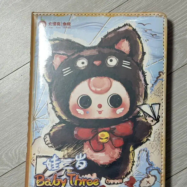 [BUNJANG] Baby Three Black Cat Notebook / 베이비쓰리 고양이 노트(새것)