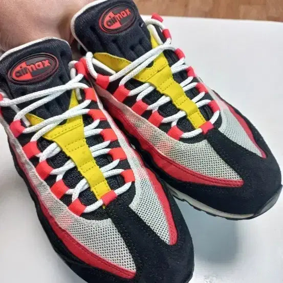 [BUNJANG] Nike Air Max 95 OG Yellow/Black/Red (260mm) / 나이키 에어맥스 95 OG 옐로우/블랙/레드260