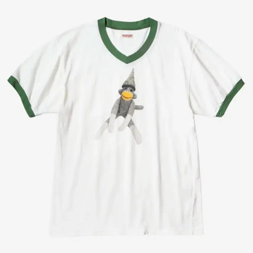 [BUNJANG] Kapital Ringer T-Shirt Size 4 / 캐피탈 링거티 반팔 4사이즈