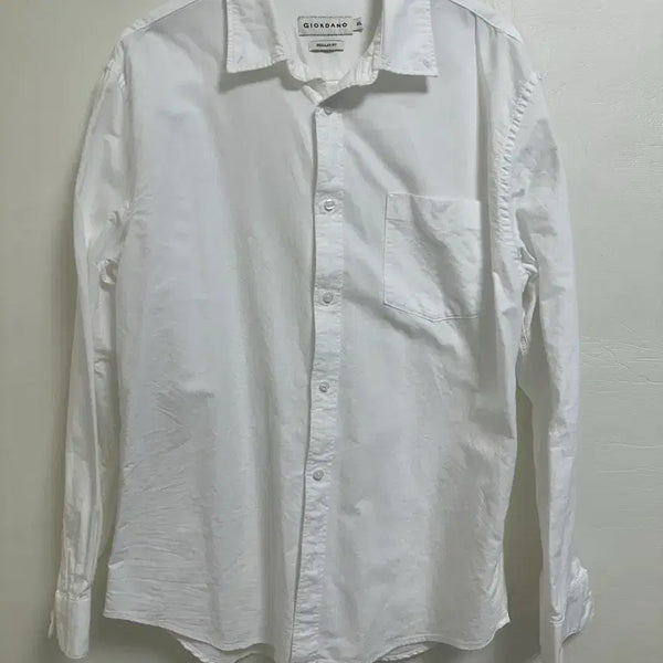 [BUNJANG] Giordano Oxford Shirt White / 지오다노 옥스포드 셔츠