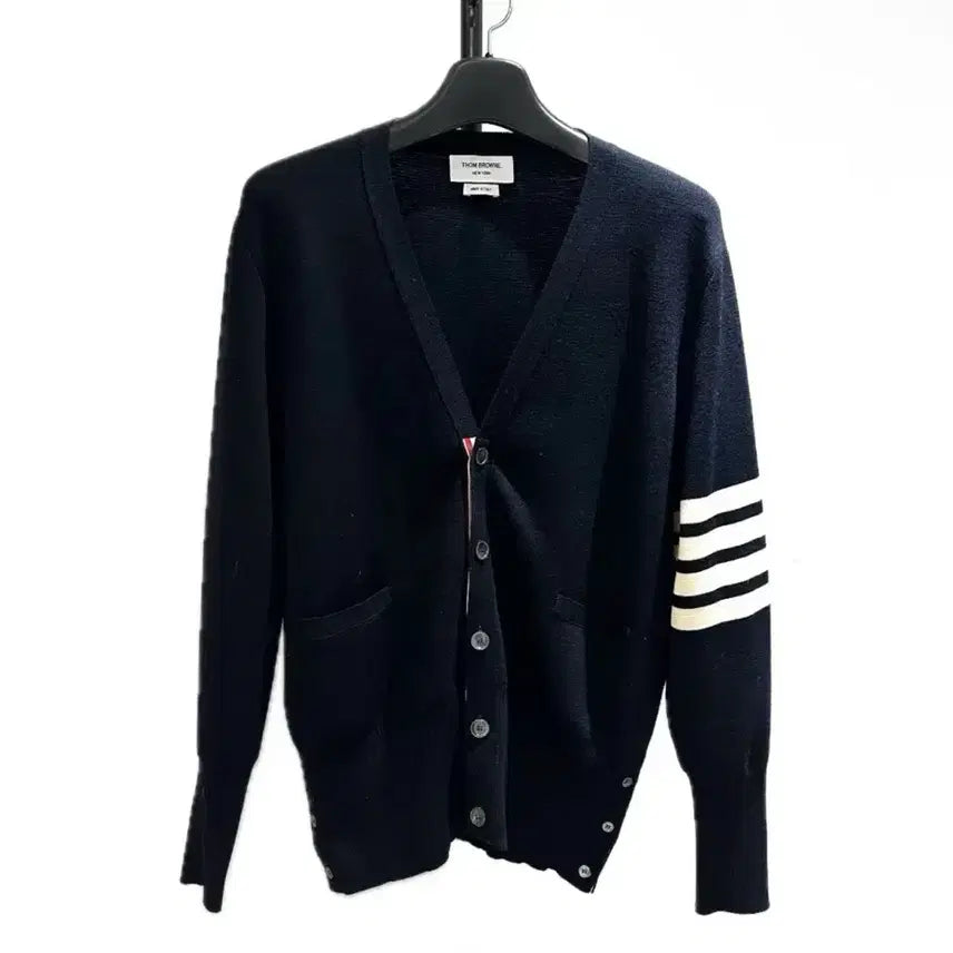 [BUNJANG] Thom Browne Milano Stitch Cardigan Navy / 톰브라운 밀라노 스티치 가디건 네이비