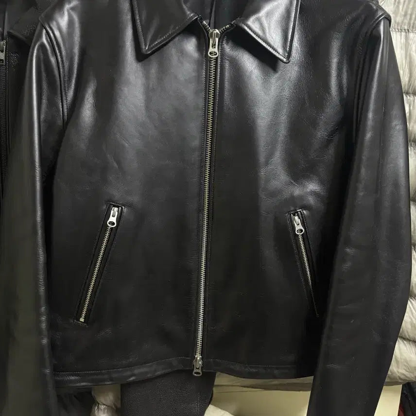 [BUNJANG] Tonywex Calf Leather XL Jacket / 토니웩 카프레더 XL 팝니다.