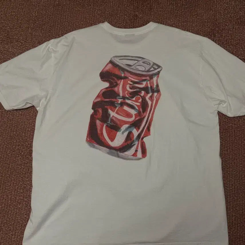 [BUNJANG] Stussy Soda Can Short Sleeve T-Shirt XL / [XL] 스투시 소다캔 화이트 반팔