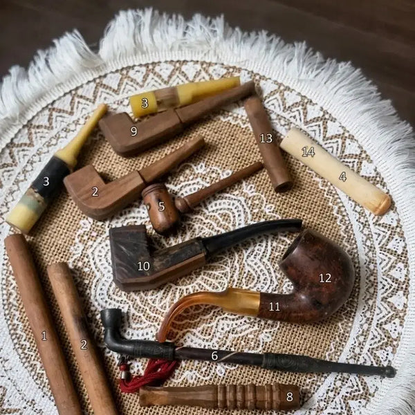 [BUNJANG] Rare Native American Handmade Pipe Set & Collectibles / [초희귀/소장용] 미국 그랜드캐년 인디언 원주민 수제 파이프 세트 & 최
