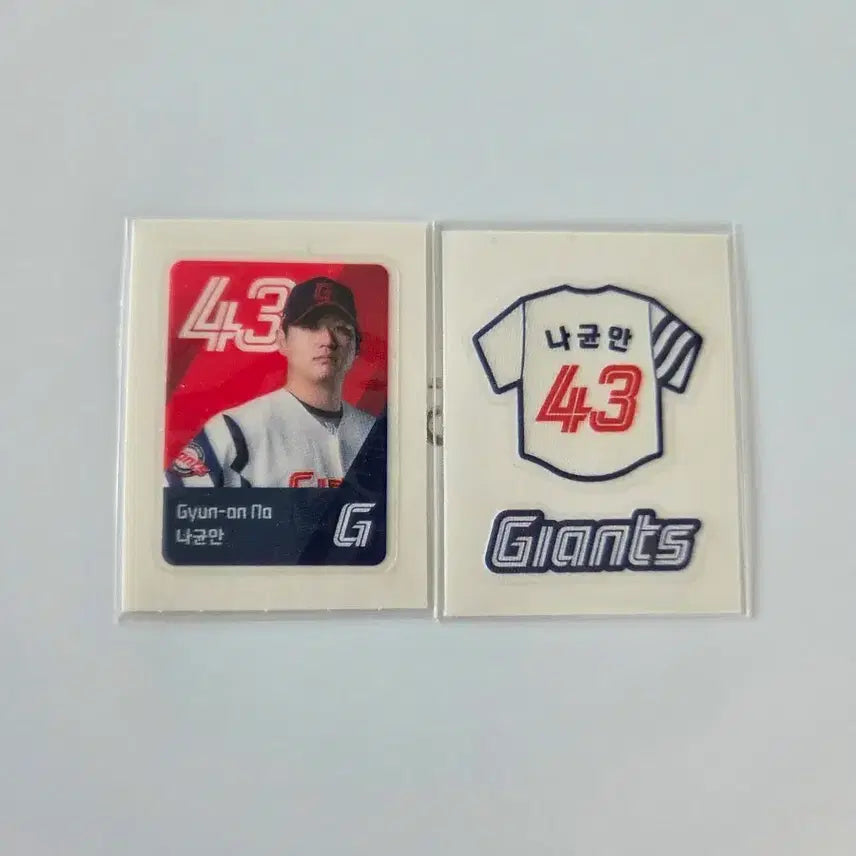 [BUNJANG] Lotte Giants Nakyunan Set Season 1 / 롯데자이언츠 띠부씰 시즌1 나균안 세트