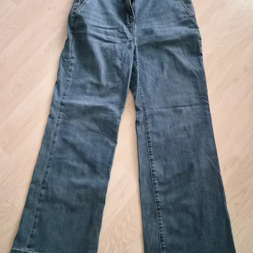 [BUNJANG] Karl Lagerfeld Denim Wide Pants Blue / 칼라거펠트. 데님 와이드 팬츠 블루