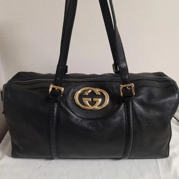 [BUNJANG] Gucci GG Metal Logo Tote Bag Shoulder Bag 2-Way / 정품 구찌 가방 GG 메탈 로고 토트백, 숄더백 2way
