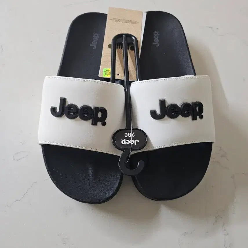 [BUNJANG] Jeep Men's Slippers Black 3cm Heel / (새상품)Jeep지프 슬리퍼280