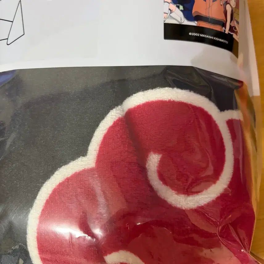 [BUNJANG] SPAO Naruto Akatsuki Hooded Blanket / 스파오 나루토 아카츠키 후드 담요