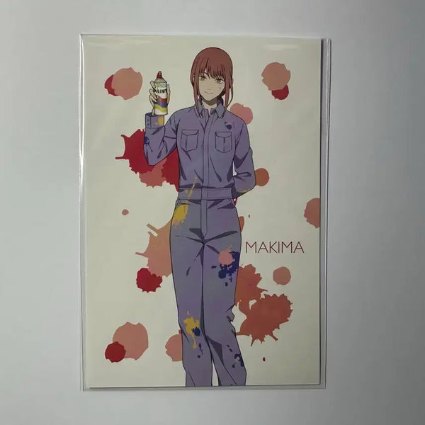 [BUNJANG] Chainsaw Man Makima Animate Paint Exclusive Postcard / 체인소맨 애니메이트 페인트 마키마 특전 엽서