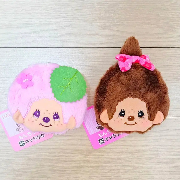 [BUNJANG] Monchhichi Wallet Pouch Pink/Brown / 몬치치 지갑 겸 파우치 핑크/브라운 팝니다~