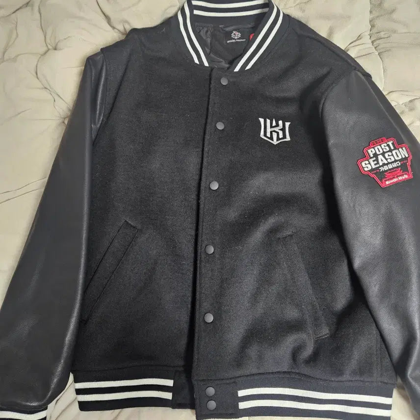 [BUNJANG] KT Wiz 2020 Postseason Varsity Baseball Jacket - Size L / KT위즈 케이티위즈 2020 포스트시즌 야구잠바 야구점퍼 L사이즈