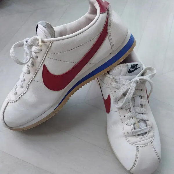 [BUNJANG] Nike Cortez White/Red 265mm Sneakers / 나이키  코르테즈  흰/빨  265