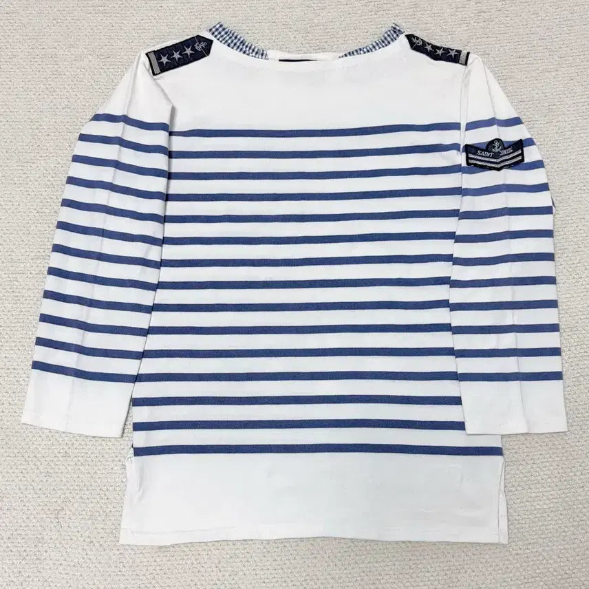 [BUNJANG] Saint James Brewster Life Long Sleeve Boatneck T-Shirt / 세인트제임스 브루스트라이프 티셔츠