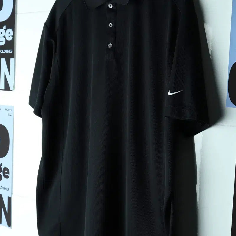 [BUNJANG] Nike Dri-FIT Black Golf Performance Polo T-Shirt XL-2XL / (XL-2XL) 나이키 반팔 카라 티셔츠 블랙 기능성 골프-H34054