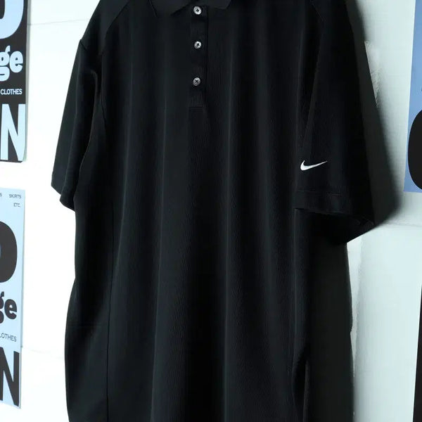 [BUNJANG] Nike Dri-FIT Black Golf Performance Polo T-Shirt XL-2XL / (XL-2XL) 나이키 반팔 카라 티셔츠 블랙 기능성 골프-H34054