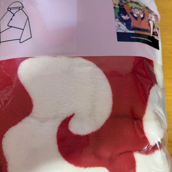 [BUNJANG] SPAO Naruto Hokage Hooded Blanket / 스파오 나루토 호카게 후드 담요