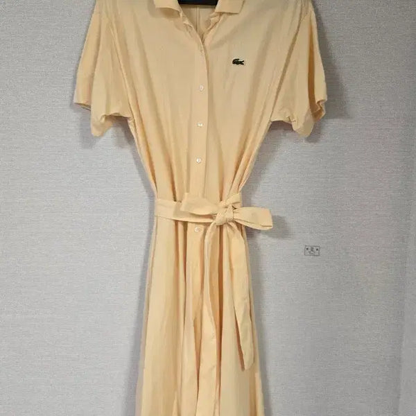 [BUNJANG] Lacoste Yellow Polo Dress / 라코스테 옐로우 원피스
