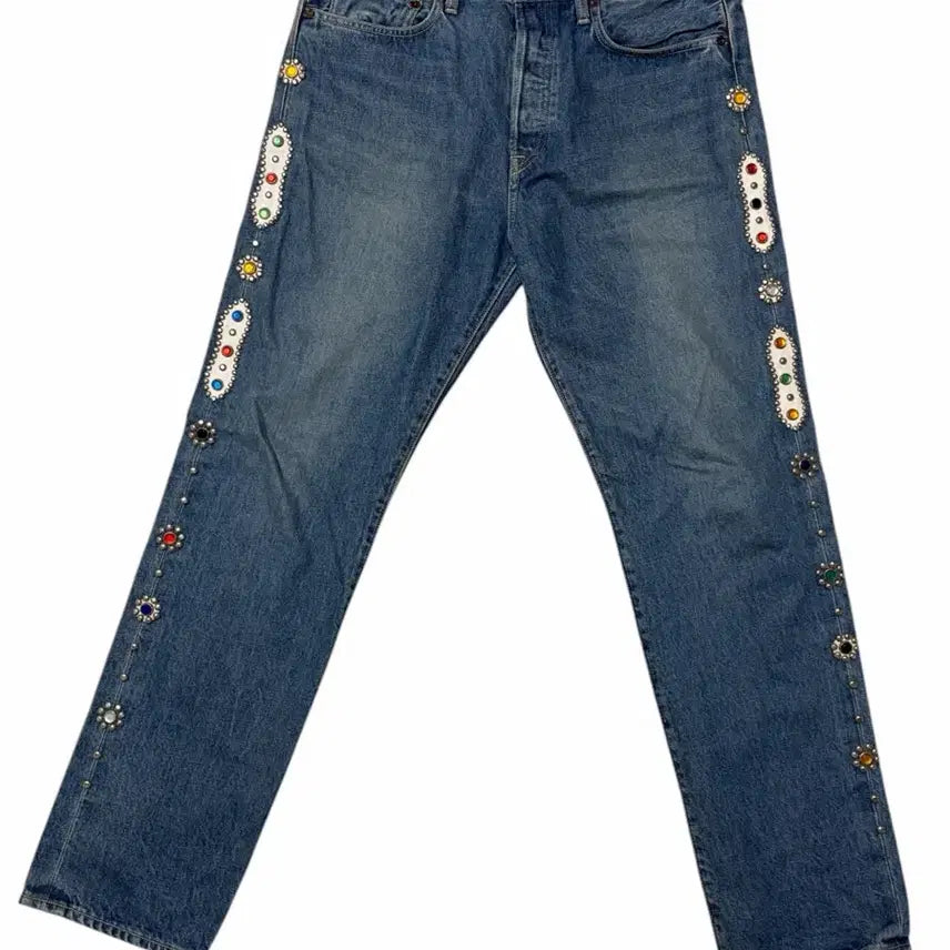 [BUNJANG] Kapital 14oz Denim Gemstone Pants 36 / 캐피탈 14온즈 데님 잼스톤 팬츠 36