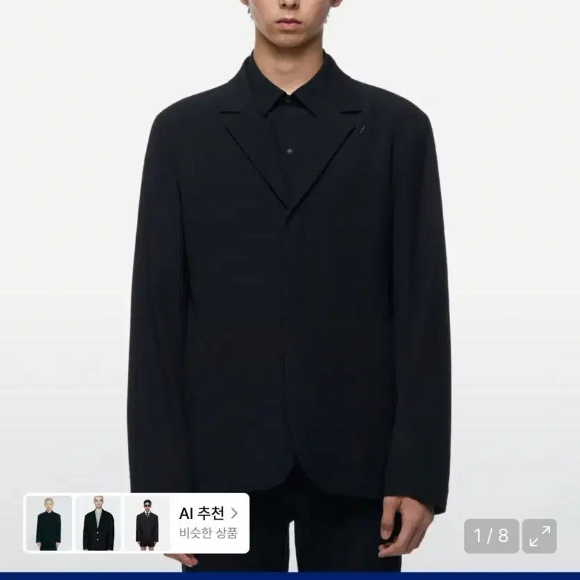 [BUNJANG] Musinsa Standard Black Jacket / 무신사 스탠다드 재킷 블랙