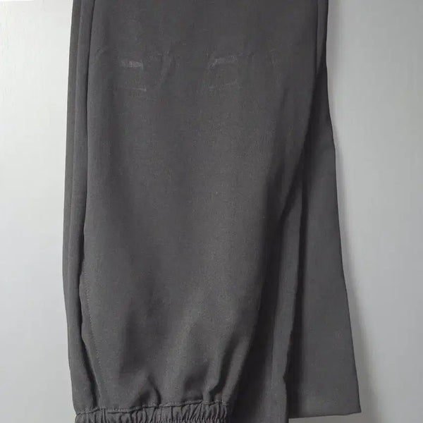 [BUNJANG] Hurlovesart Semi Wide Banding Slacks Black L / 후러브스아트 세미 와이드 밴딩 슬랙스 블랙 L