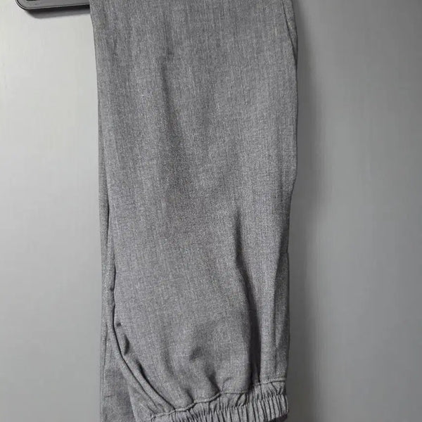 [BUNJANG] Hurlovesart Semi Wide Banding Slacks Grey L / 후러브스아트  세미 와이드 밴딩 슬랙스 그레이 L