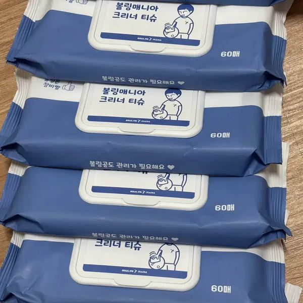 [BUNJANG] Bowling Mania Cleaner Tissues (60 sheets x 6 pack) / 볼링매니아 크리너 티슈 60매 6개