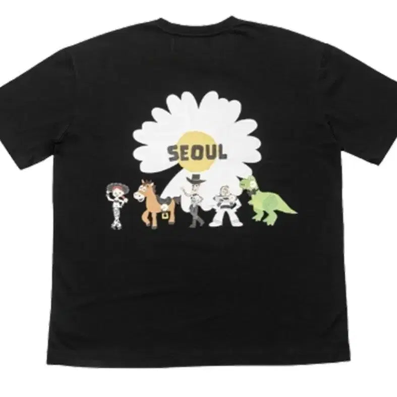 [BUNJANG] Peaceminusone The First Pack T-Shirt Black XL / 첫날구매토이스토리 피스마이너스원더퍼스트팬 블랙검정 반팔티셔츠 XL 서울