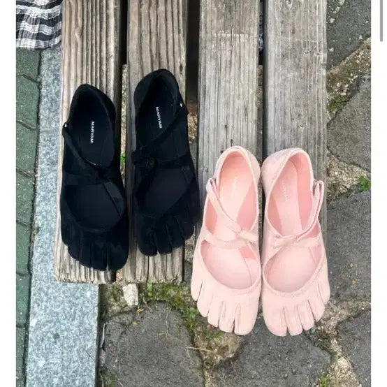 [BUNJANG] FURFUR FINGERS Mary Jane Flat Shoes, Black, Size L (245-250) / 퍼이브핑거스 메리제인 플랫슈즈 L사이즈 (245-250)