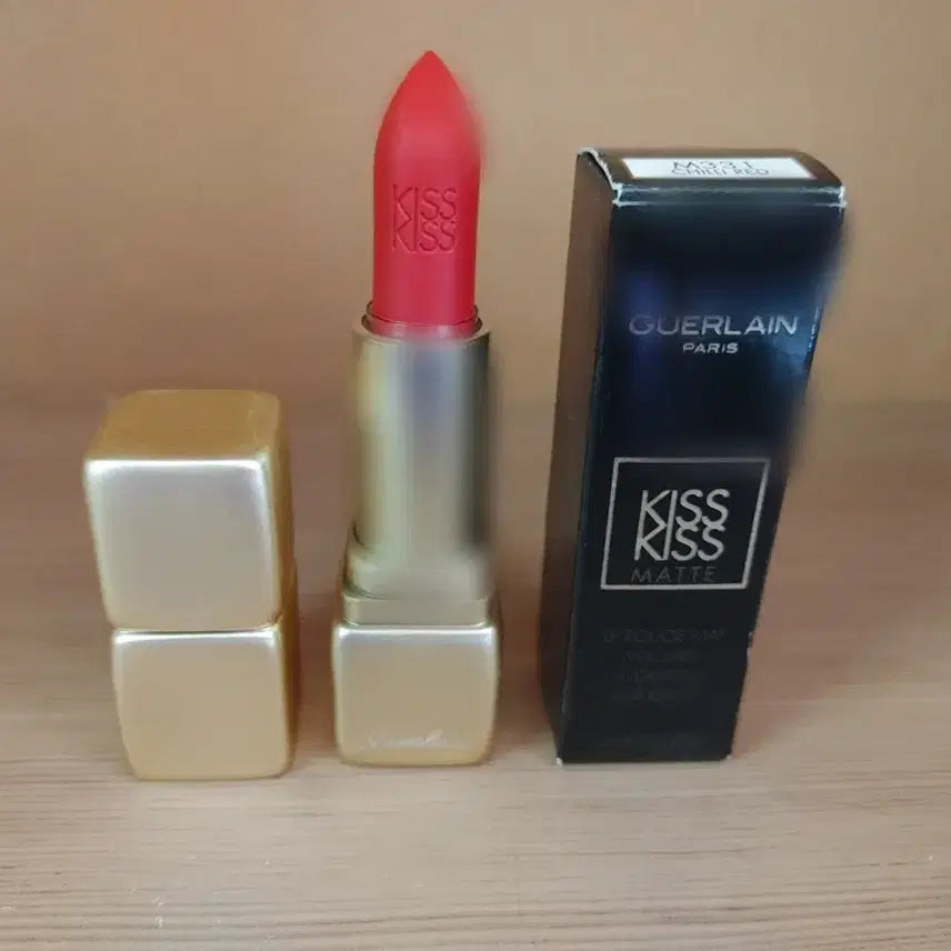 [BUNJANG] Guerlain KissKiss Matte Lipstick M331 Chili Red / *새상품* 겔랑 GUERLAIN 립스틱 - 키스키스매트 M331 칠리레드