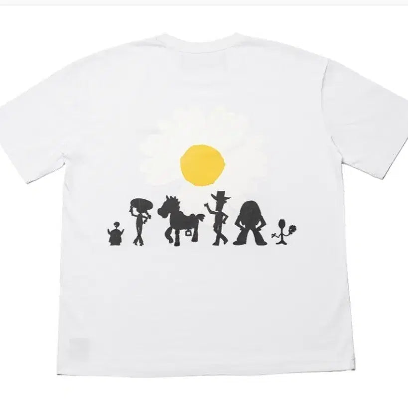 [BUNJANG] Toy Story x Peace Minus One Collaboration Short Sleeve T-Shirt XL White / 현물 토이스토리 피스마이너스원 더 퍼스트팬 반팔 티셔츠 XL 화이트