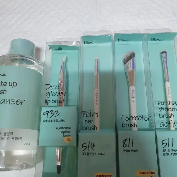 [BUNJANG] Fillimilli Makeup Cleanser Dual Gloomy Lip Brush 933 & Corrector Brush / 필리밀리 메이크업 클렌저 듀얼 글로이 립 브러시 933 코렉터 브러시 8