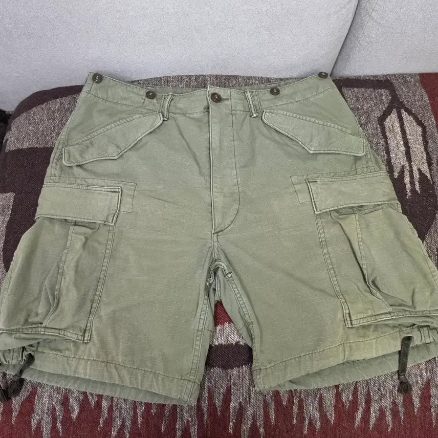 [BUNJANG] RRL Ripstop Cargo Shorts / RRL 더블알엘 립스탑 카고 쇼츠 34사이즈