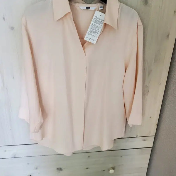 [BUNJANG] Uniqlo 3/4 Sleeve Blouse / 유니클로 블라우스