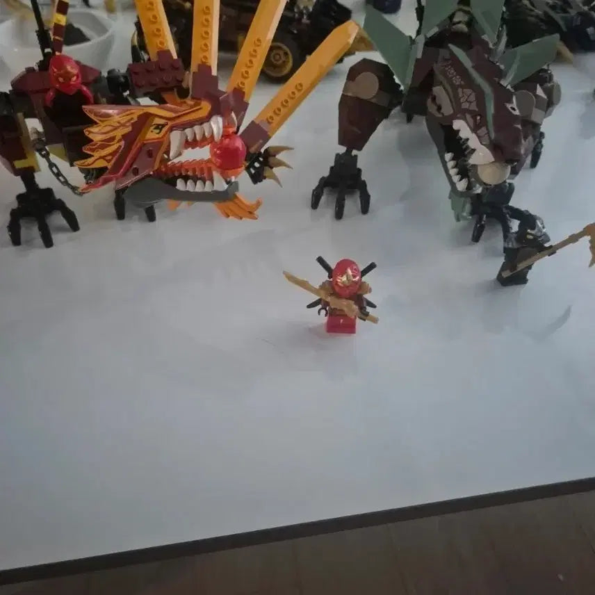 [BUNJANG] LEGO Ninjago Temple of Fire (2507) & Earth Dragon (2509) Playset / 레고 닌자고 2507 불의신전 + 2509 어스 드래곤 (마지막 가격)
