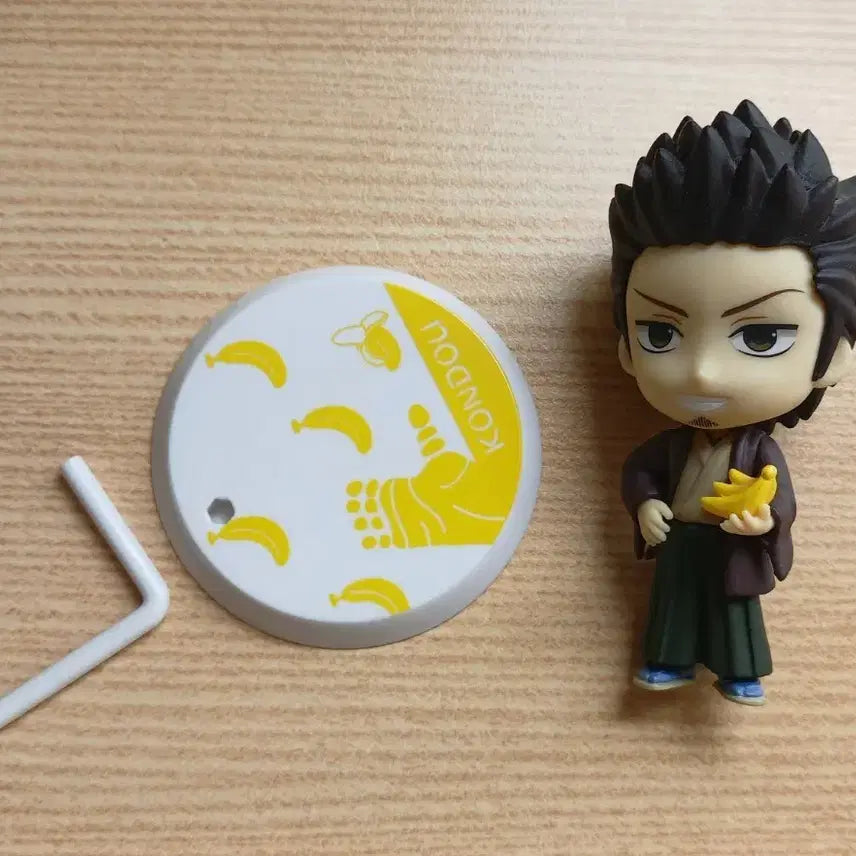 [BUNJANG] Gintama Isao Kondo Gorilla Banana Chibi Kyun Plush / 은혼 콘도 이사오 고릴라 바나나 진선조 고전 치비큥
