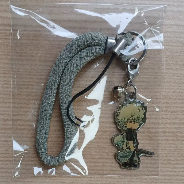 [BUNJANG] Gintama Sakata Gintoki Classic Keychain Mobile Strap / 은혼 사카타 긴토키 고전 키링 모바일 스트랩 키링
